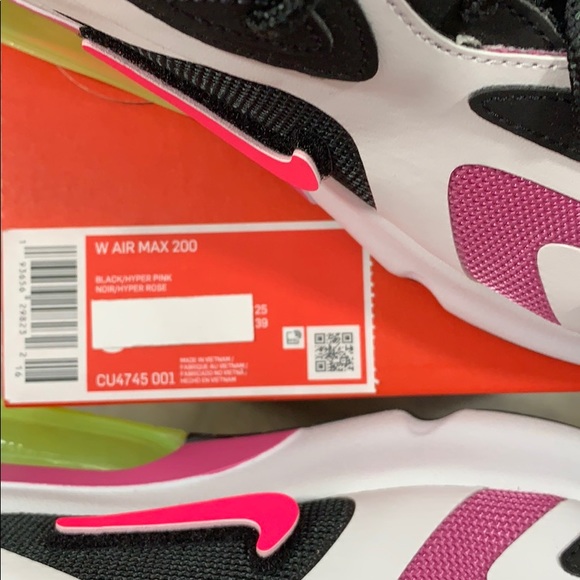• NIKE W AIR MAX 200 black/hyper pink - Picture 11 of 16